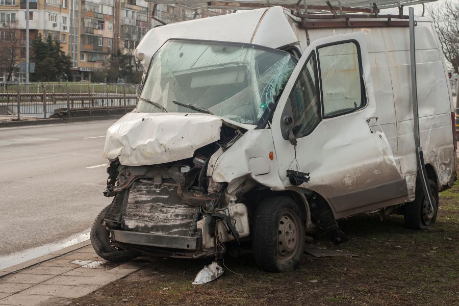 Kasacja auta dostawczego 